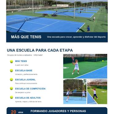 Escuela de Tenis 2026-2027