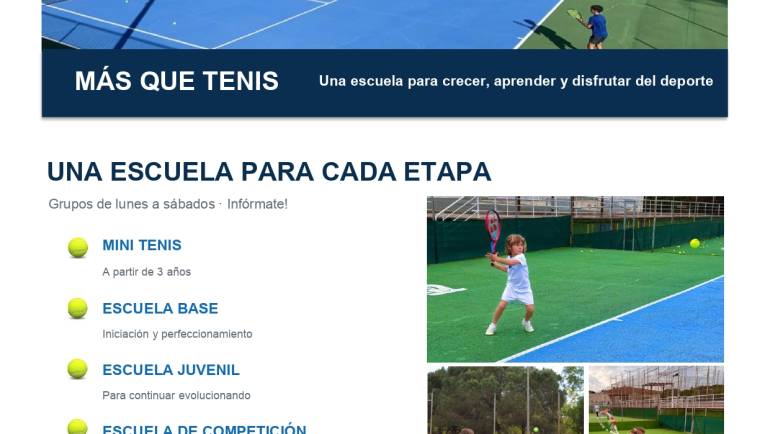 Escuela de Tenis 2026-2027